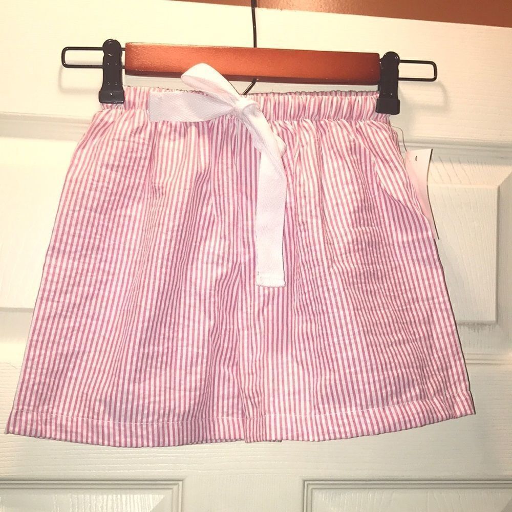 (5/$25) Ellie O Pink & White Seersucker Shorts